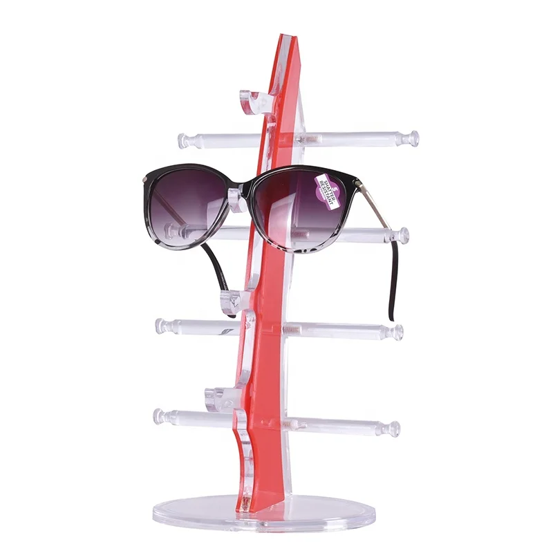 Selling cheap acrylic plastic glasses display frame sunglasses display shelf