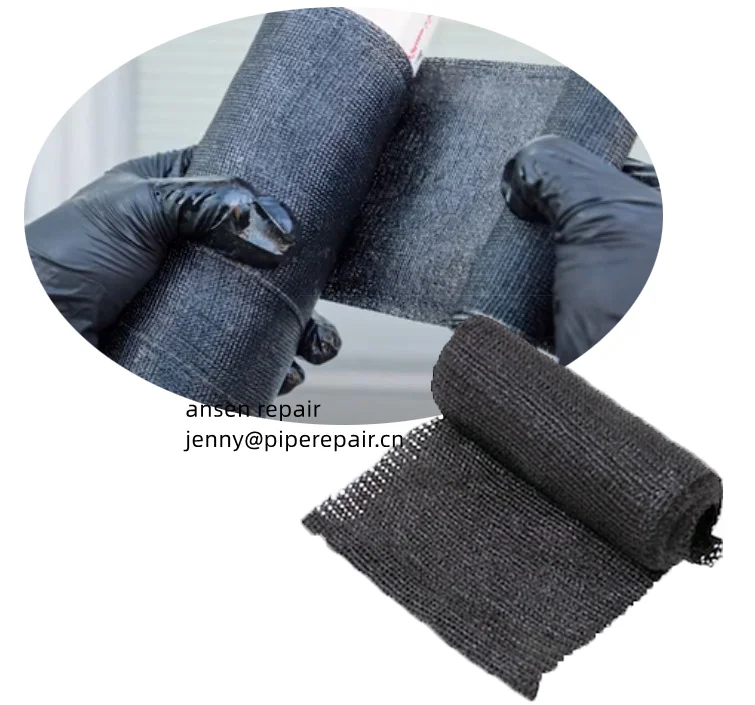 Oil Gas Plumbing Pipe Leak Repair Kit High Temperature Resistant Fast Curing wrap Bandage
