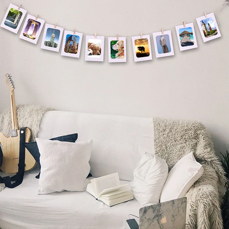 No MOQ Room Decorative Wall Hang Photo Organizer Paper frame for Bedroom Birthday Gift