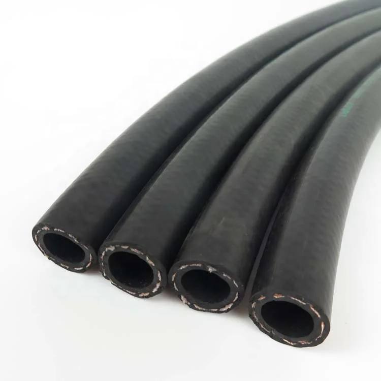 Soft Flexible Durable Wrap Surface Black Swevil High Quality En 13765 Ribbed Rubber Fuel Hose