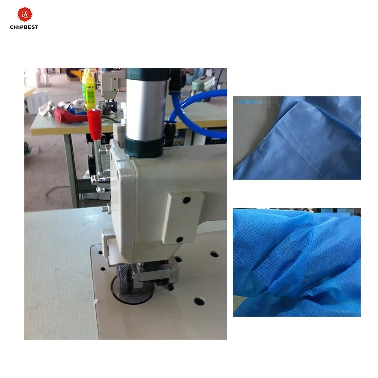 Factory Supply 20 To 40 GSM Disposable Nonwoven Ultrasonic Welding Sleeve Making Machine