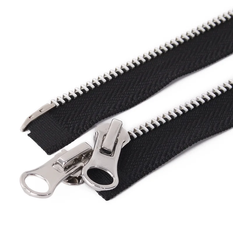 Double Customize Zip Open-End Two Way Zipper Metal Zippers For Sale