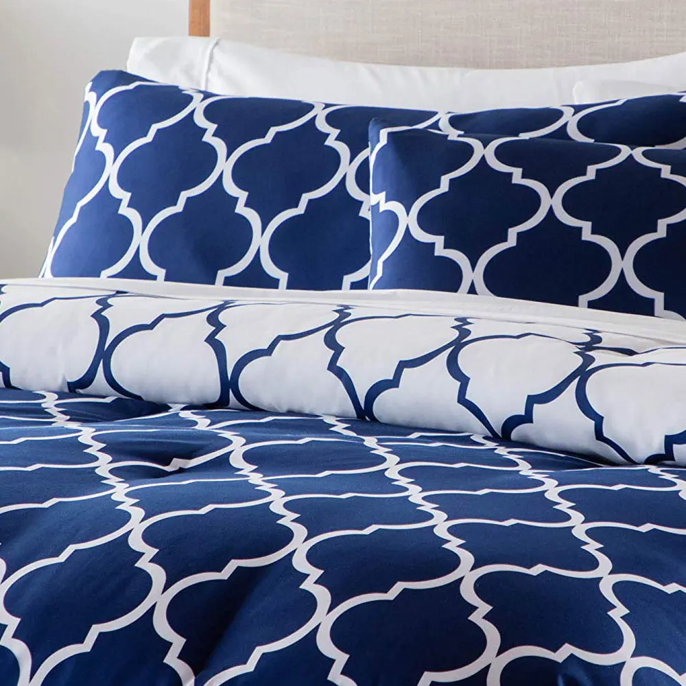 Wholesale King Twin Size Plain Dyed White Linen Flat Sheet Hotel Comforter Cover Luxury Cotton Bedding Set