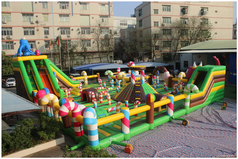 Animal Inflatable Ball Pit Park/ Large Outdoor Inflatable Amusement Park/ Indoor Inflatable Playground For Adult