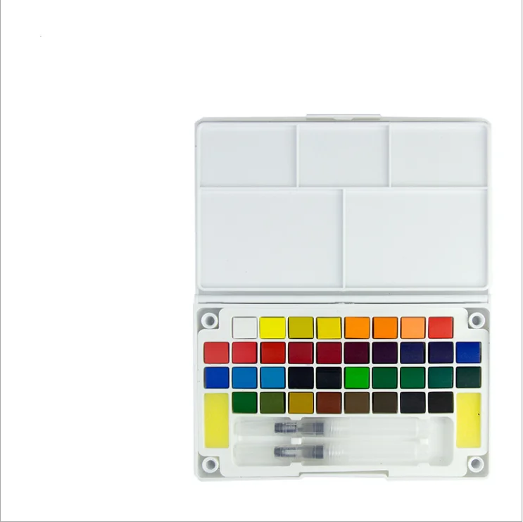 
36 solid painting abstract palette watercolor set 