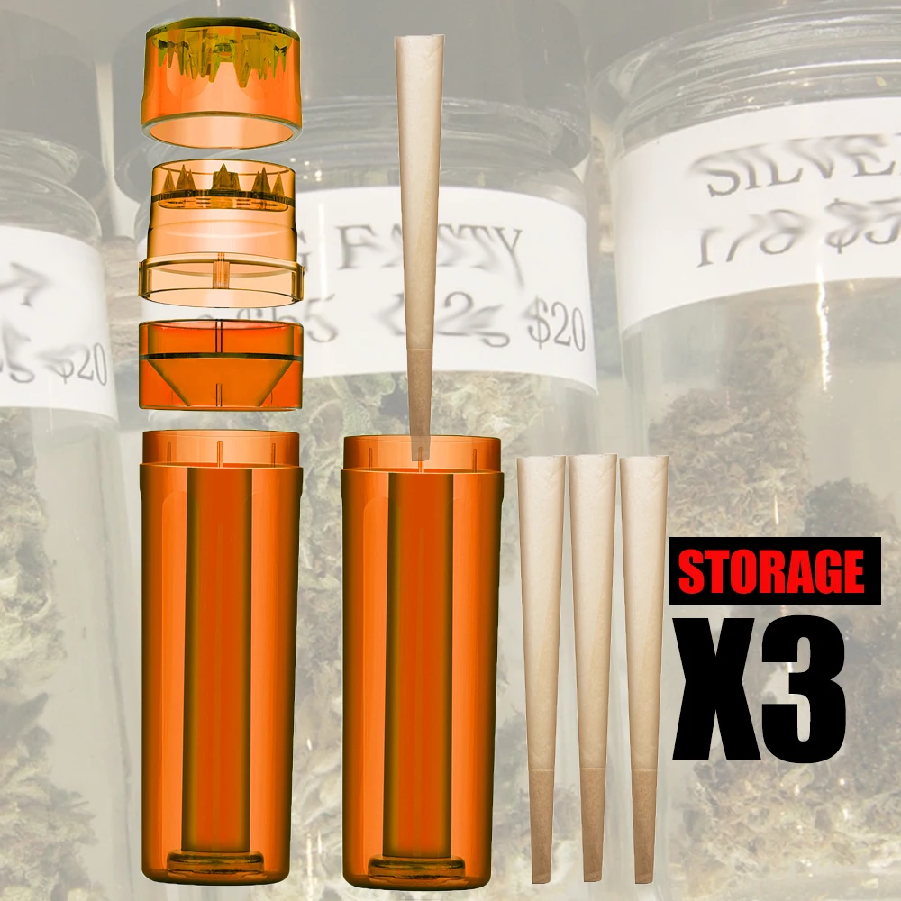 
Weed Machine Luxury Custom Box Package Flower Tower Manual Plastic Packing Machine for Tobacco Pre-rolled Herb Grinder 