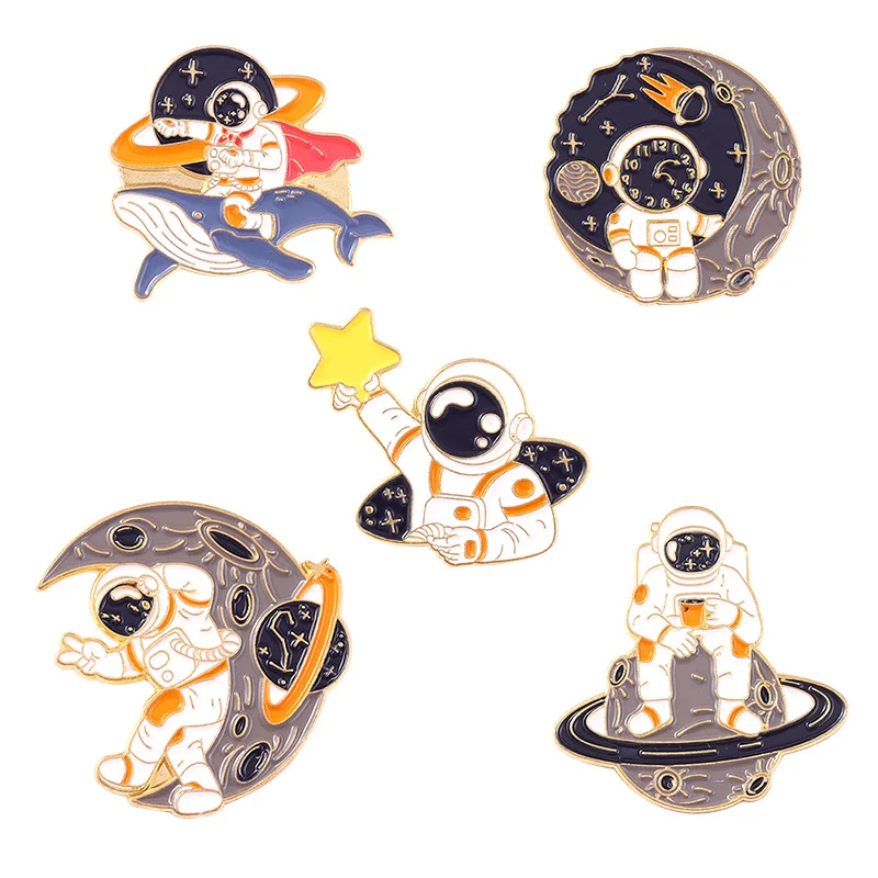 Custom fashion hard enamel lapel pins of cute design enamel pin