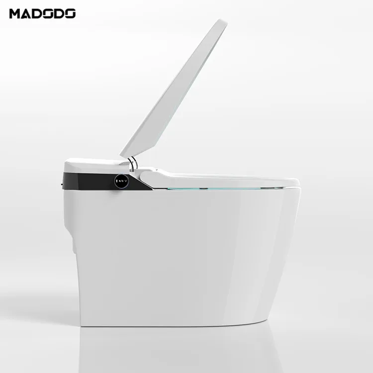 Hot Sale Save Water Foot Sense Flush UV sterilization Smart Toilet Electronic Bidet Toilet Seat Automatic Cleaning For Hotel