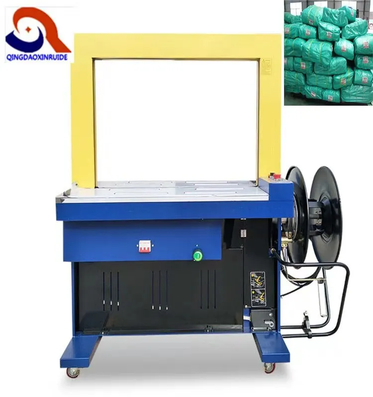 Fully Automatic Box and Parcel Baler, Vertical Strapping Machine, Wholesale Factory Price