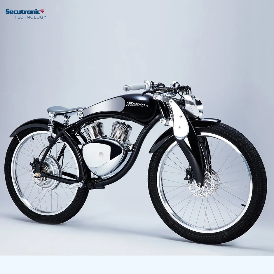  Munro 2 0 винтажный Ретро 48V Cafe Racer Электрический велосипед Cruiser Classic Li-Lion Smart
