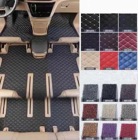 High Resilience Car Leather Car Accessories MPV Car  Floor Mats For Kia Pregio?toyota/BMW/Honda