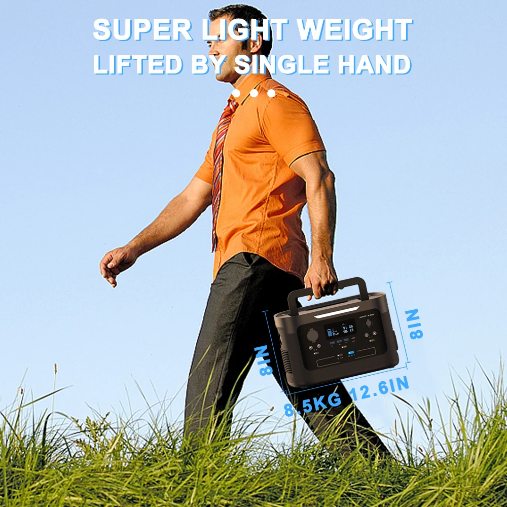 Ansun Hot 1000W power bank station portable charger with pd100w fast charger