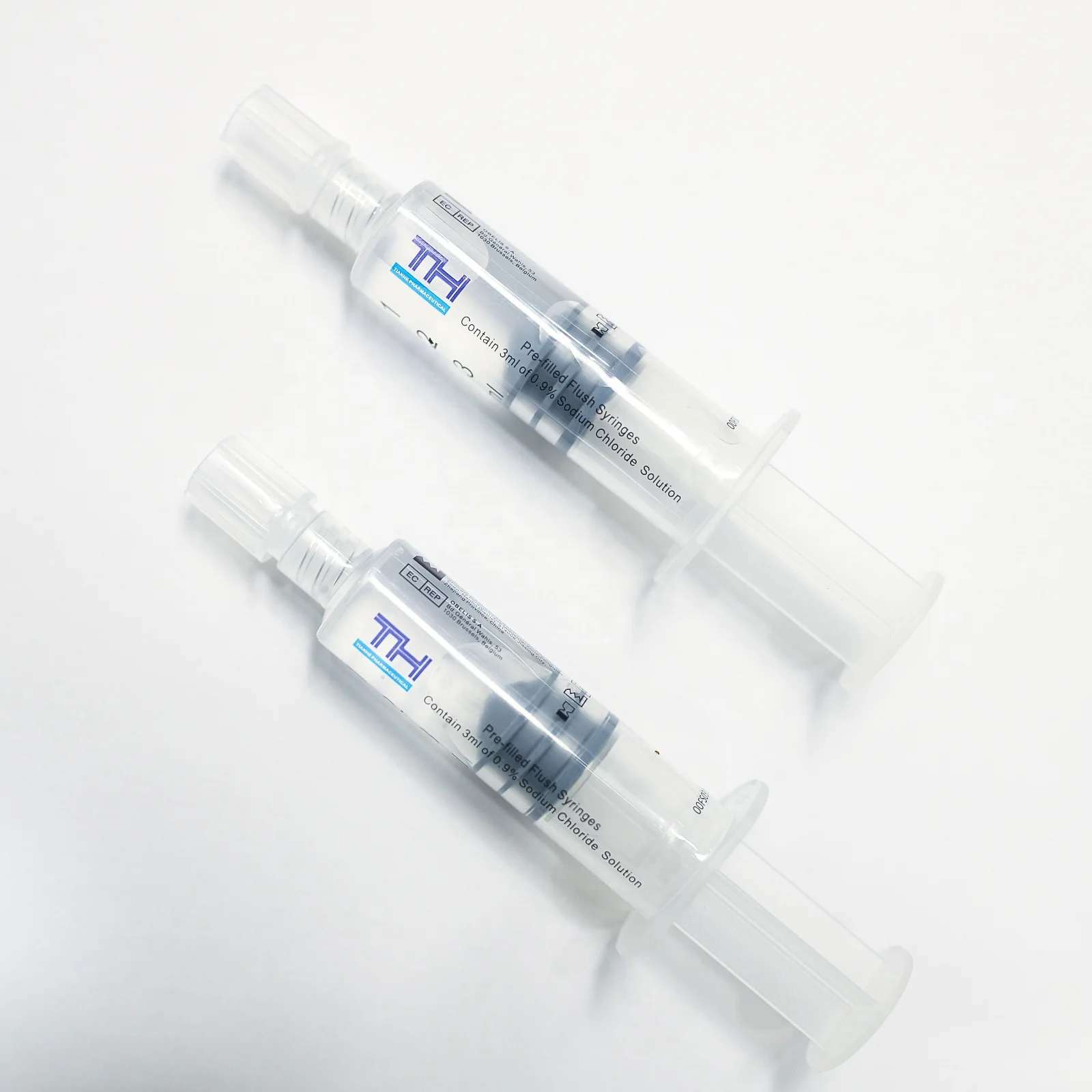Saline Medical Disposable Plastic  0.9% Sodium Chloride Pre-Filled IV Flush Syringe 3ml/5ml/10ml fitting with indwelling needles