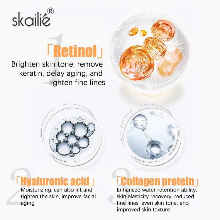 Custom Logo Private Label Anti Aging Retinol Face Cream Moisturizer Anti Age Face Firming Retinol Cream