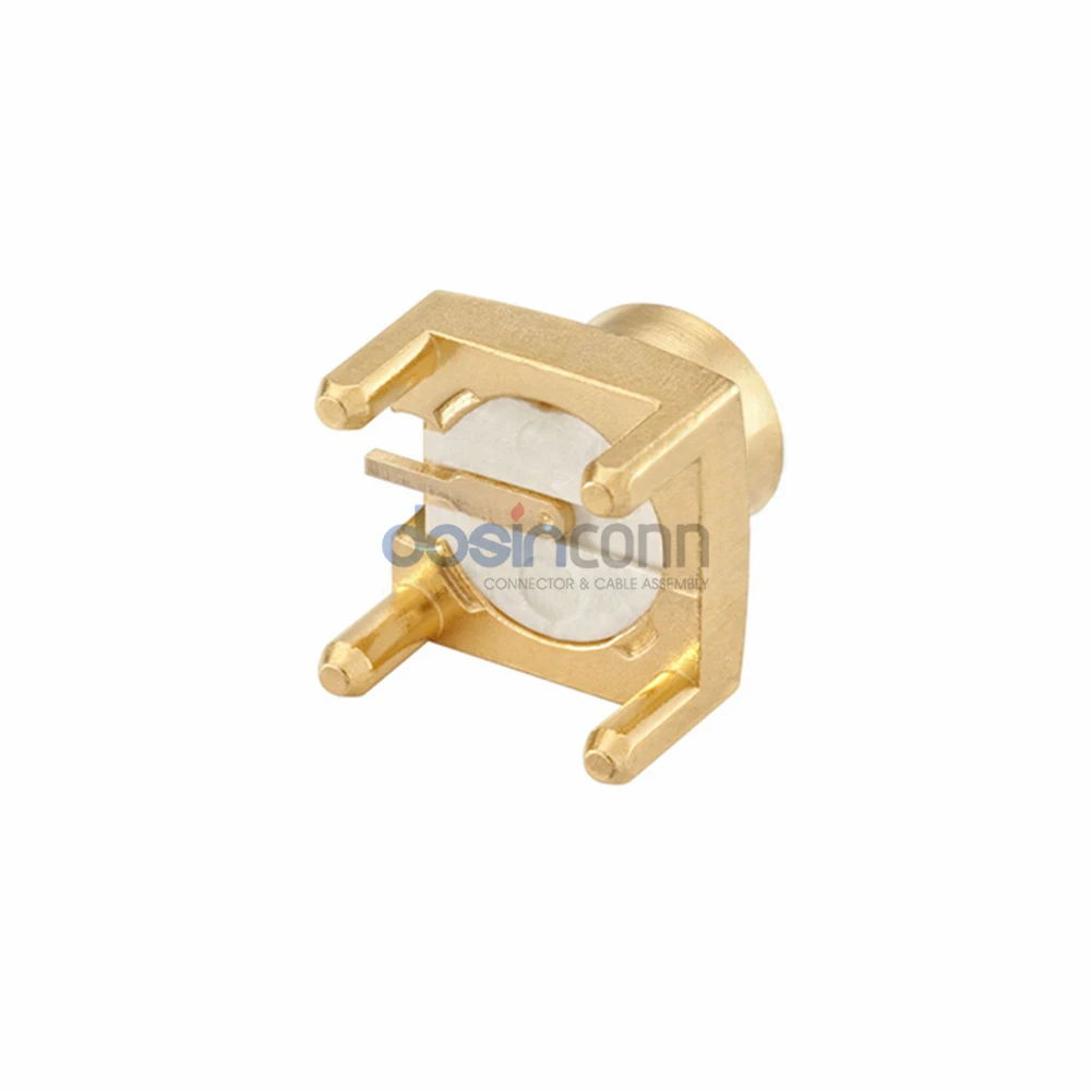 High Frequency Gold Plated DC-26.5Ghz GPO SMP Edge Mount Connector For PCB