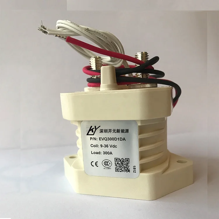 12V 24V 36V 48V  300A DC contactor and relay EV dc relay   magnetic reversing  Closed