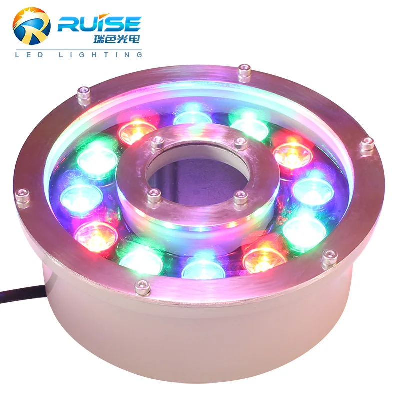 High Quality 12W 24V rgbw 4in1 led water fountain pump light