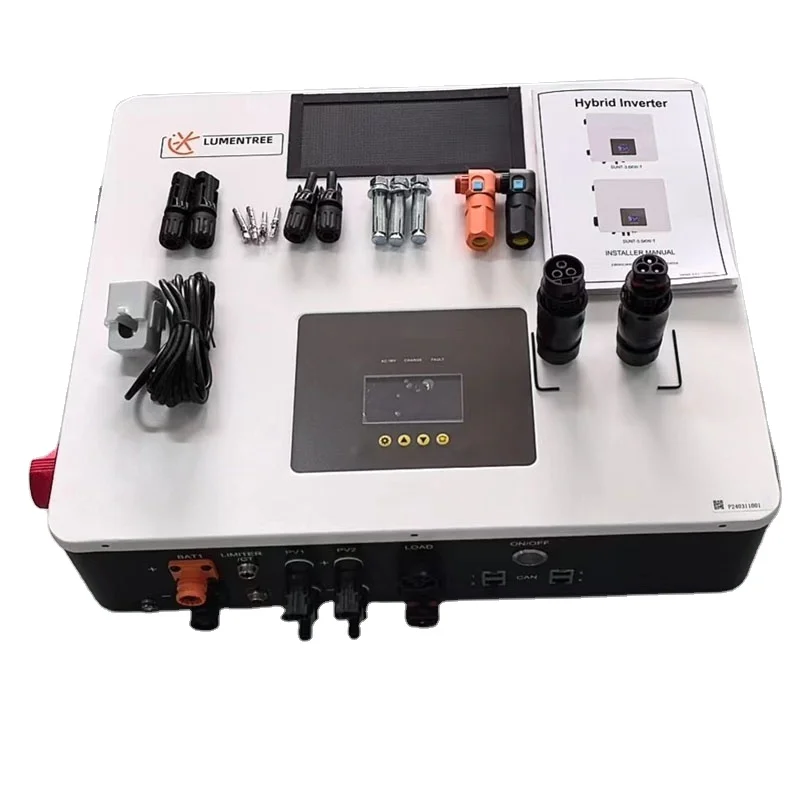 For Home 5500W 5.5kW Lumentree Solar Hybrid Inverter, MPPT, 48V DC to AC 220V 230V 240V, Tie Grid with Limiter