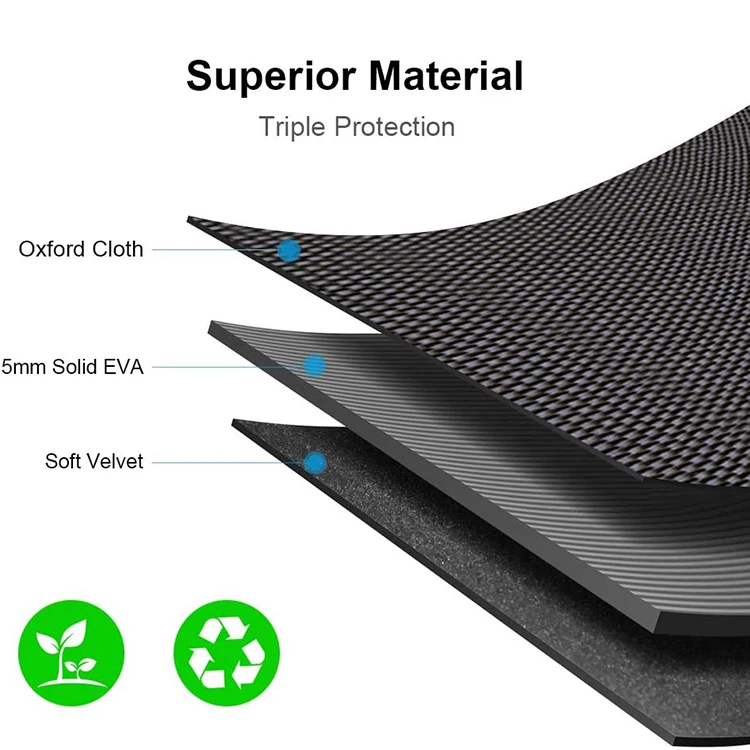 Portable Storage Hard EVA Case Earbud Cases for MP3 Players USB Cable Earphones Protective Hard Shell Travel Carrying Case Bag