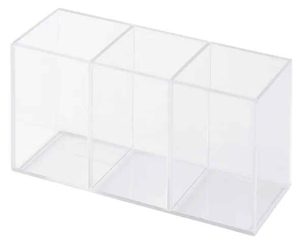 custom clear laser cutting acrylic storage box