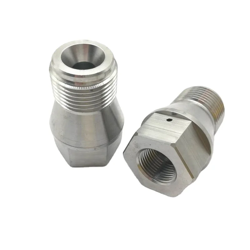 Flo Water Jet Cutting Pump Spare Parts 87K Check Valve Outlet Body Adapter