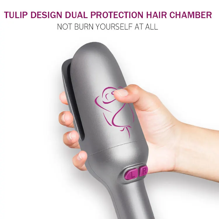 Innovative Anti-scald Fool Proof As Seen on TV Diamond Ceramic Automatic Hair Curler