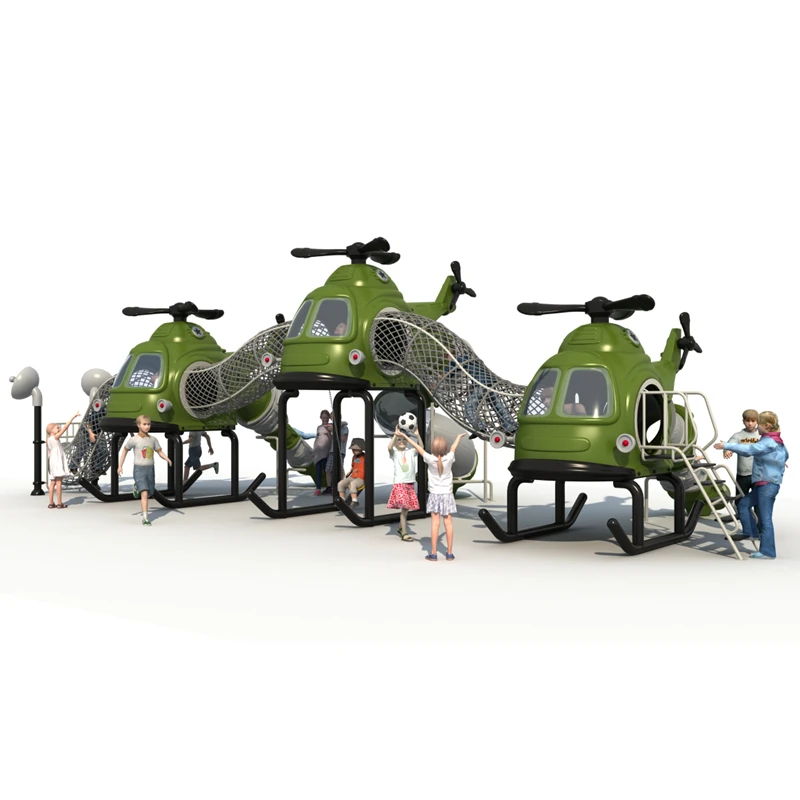 Large aircraft modeling UV-resistant Playground Operators Forest Child-safe Play Structure