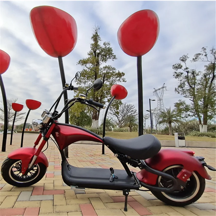 Citycoco 1500W Best Motos Electric Adult With Mirror Motorcycles 2000W 72V 60V 20ah Electric Scooter With Big Wheels Unisex 6-8h