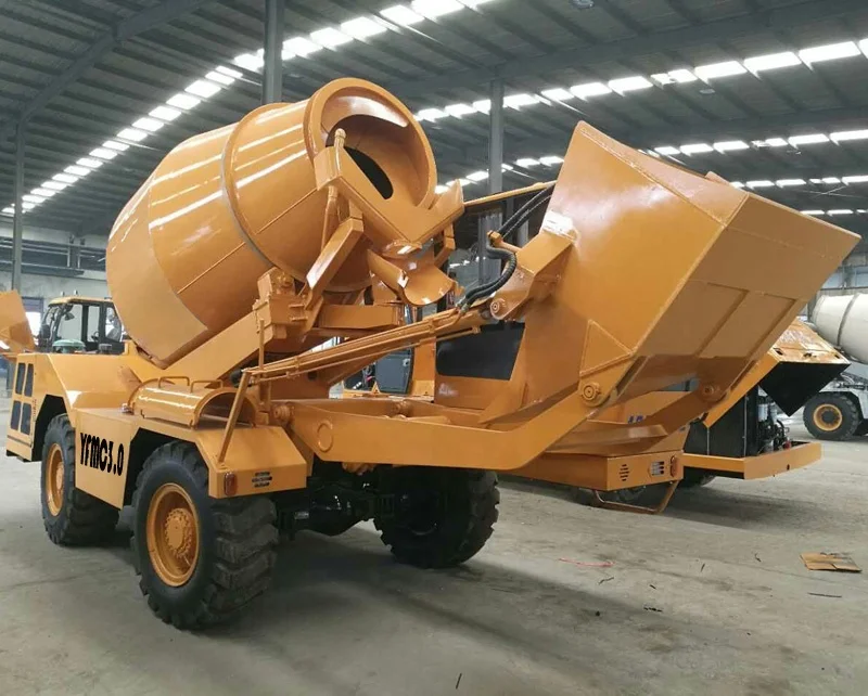 Propelled Small Concrete Mobile Truck Self loading Concrete Mixer