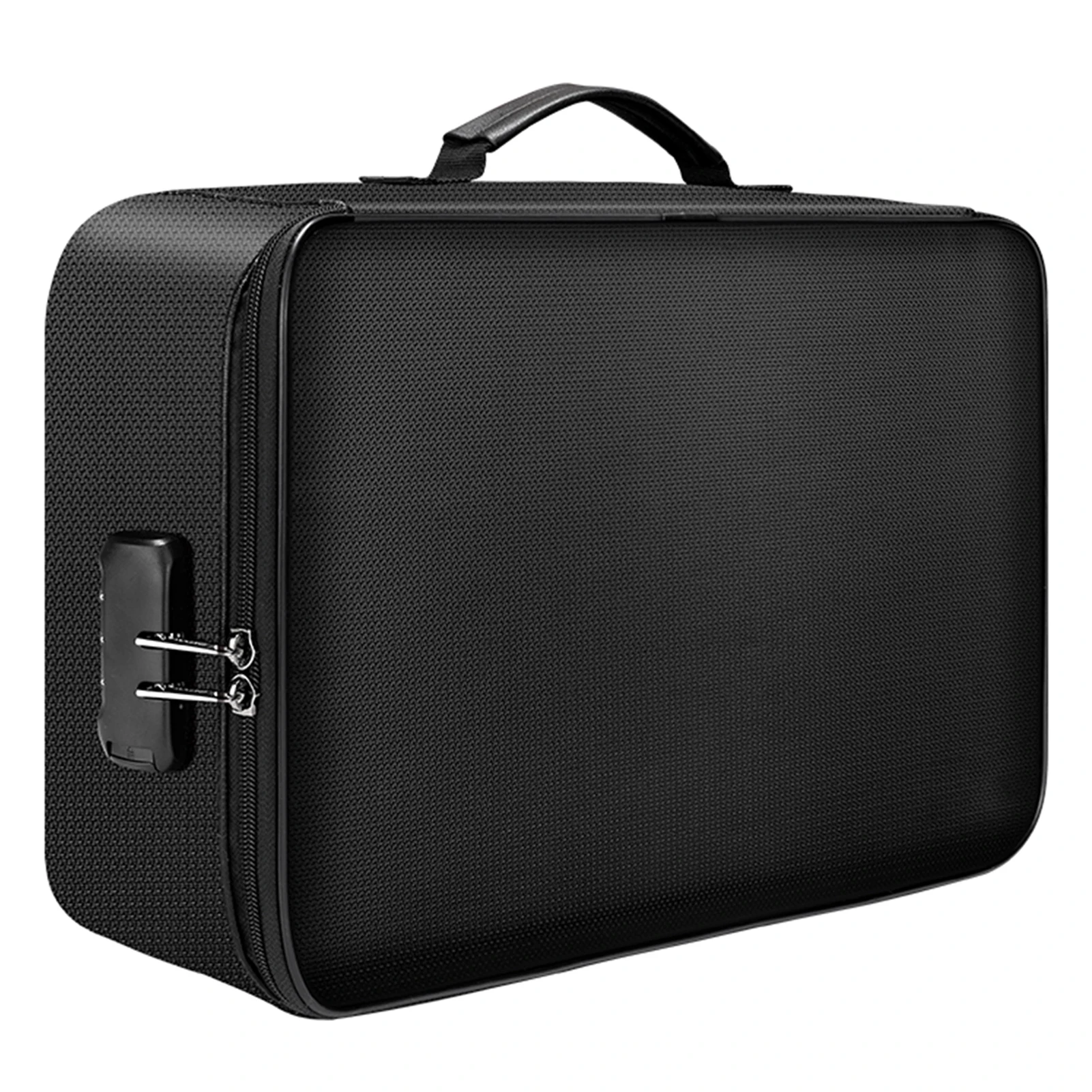 Multi-Layer Portable Filing Storage for Passport  Certificates  File Organizer Bags Fireproof Document Bag with Password Lock