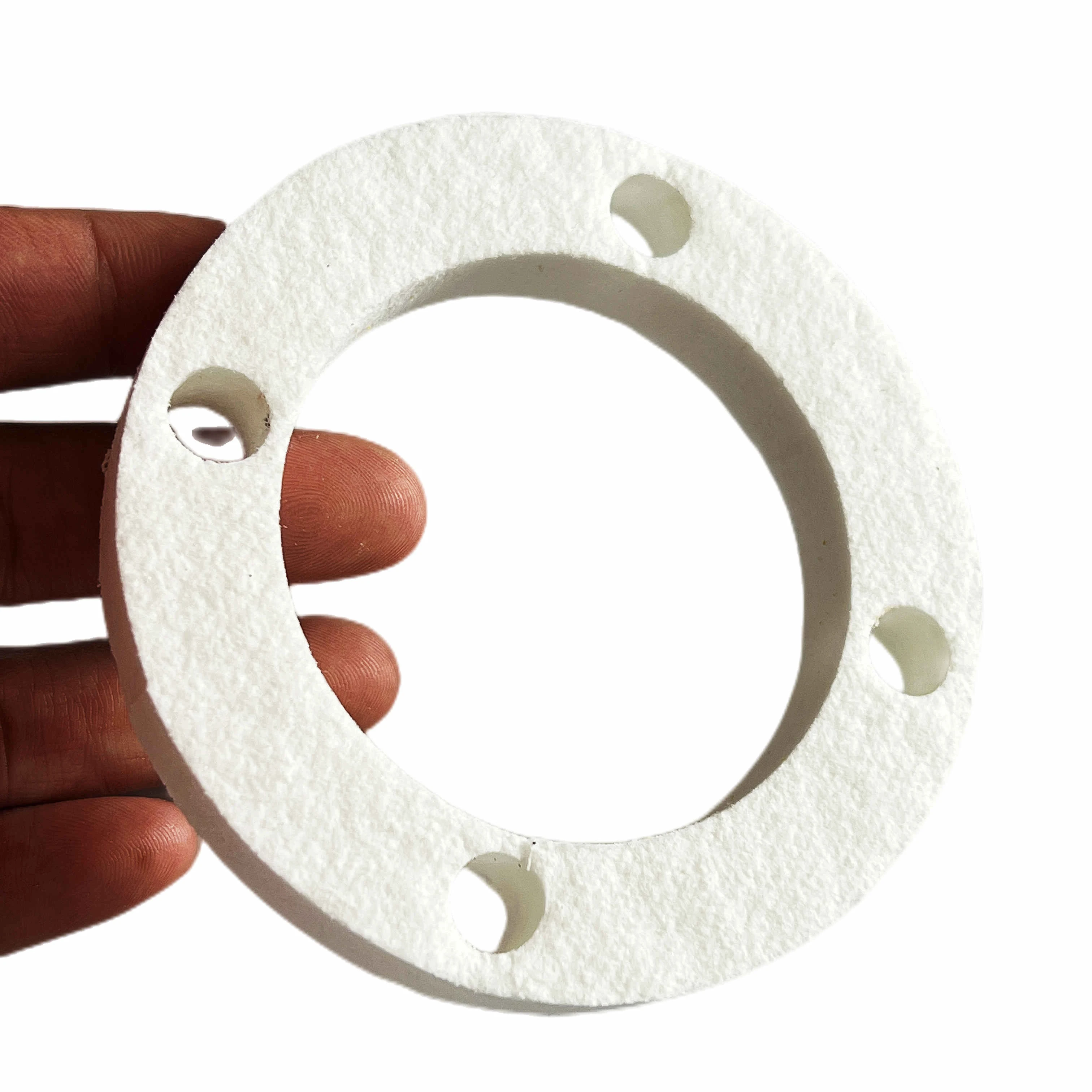High quality low price thermal insulation fire resistant ceramic fiber gasket for wholesales Customizable and designable