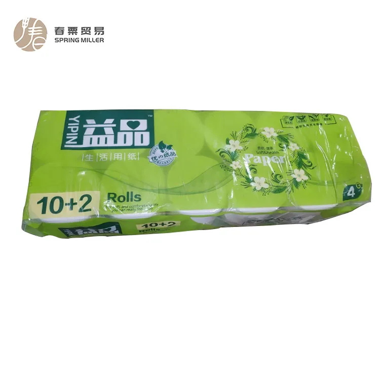 Factory wholesale private label toilet paper 8-layer toilet paper biodegradable toilet paper
