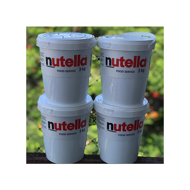 Высококачественное Ferrero Nutella 3 кг x 4 ведро фундука оптовая продажа шоколад Nutellas для экспорта Германии и Европы
