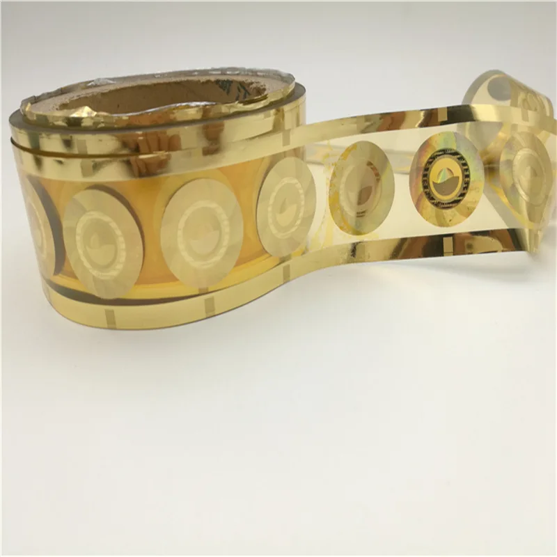 Anti-counterfeiting positioning laser hot stamping label hot stamping film holographic washing aluminum film custom manufacturer