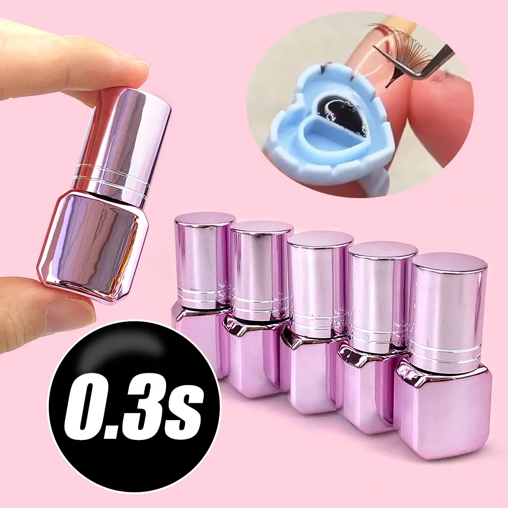 Abonnie 0.5S Individual Eyelash Extensions Glue 5 Ml Eyelash Glue Fast Dry Long Lasting Free Waterproof Eyelash Extension Glue