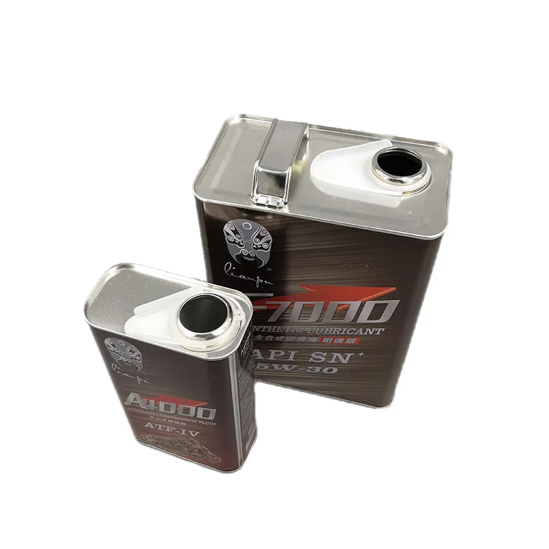 Tin Cans Oil Engine Can 4liter Tin Cans 1L Motor Oil Canister