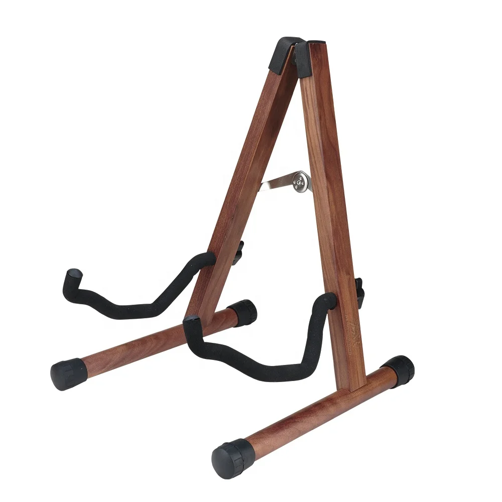 Новинка, популярный деревянный подставка для гитары типа А, подставка для гитары из черного ореха
