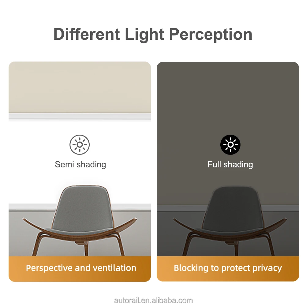 WiFi App Control Google Alexa Electric  Double Roller Shades Hotel Blinds Smart Curtain Motorized  Chain Blinds Roller