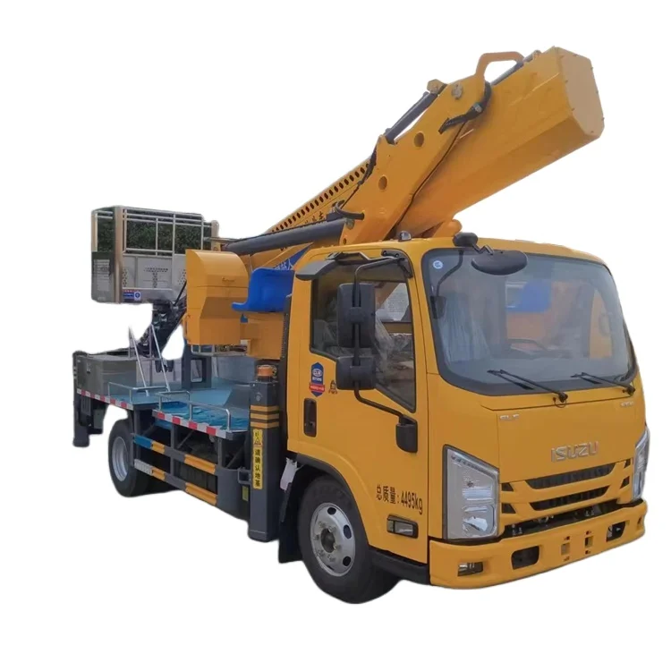 Best Isuzu 33M Aerial work platform truck overhead working truck aerial platform vehicle Bucket truck Hydraulic aerial cage