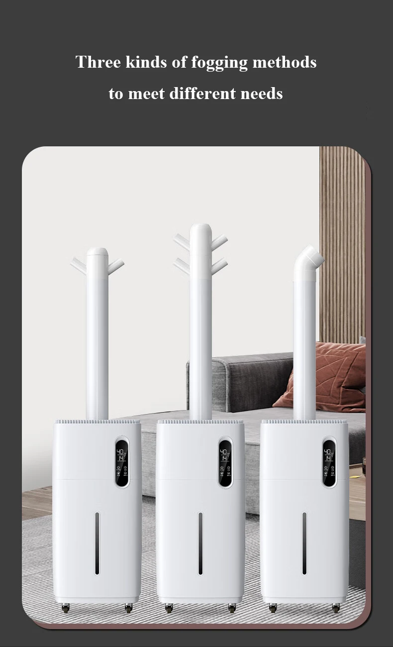 RUNAL Atomizing Mist Maker Fogger 20L Big Large Capacity Ultrasonic Sprayer Room Industrial Air Humidifier