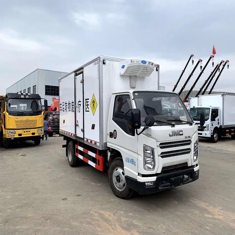  JMC 4x2 RHD транспортное средство для медицинского отходов транспортировки клинических холодного