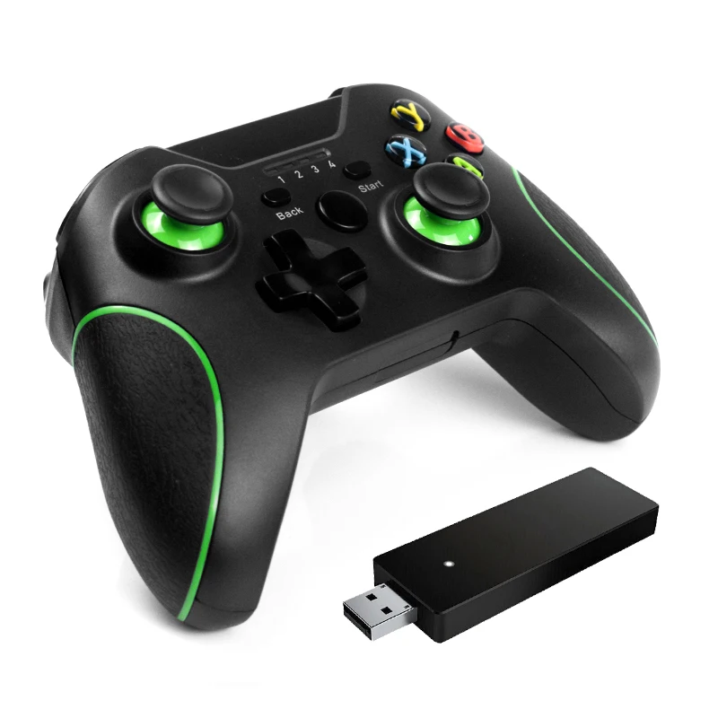X box выделенный 2 4G беспроводной геймпад контроллер Джойстик PS 3 один