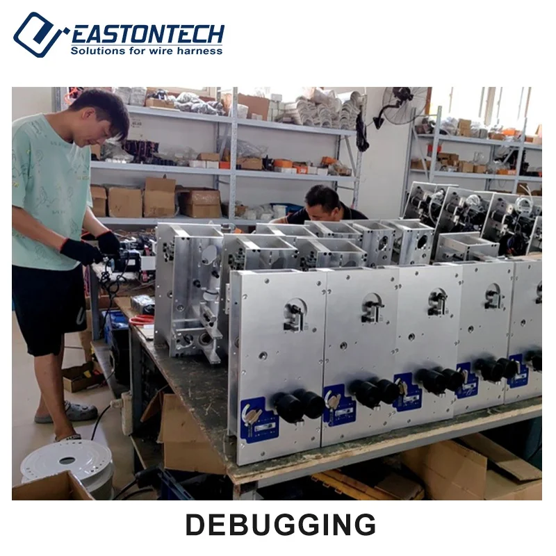 EW-08A fully automatic 6mm2 wire cutting stripping and bending machine copper wire bending machinery