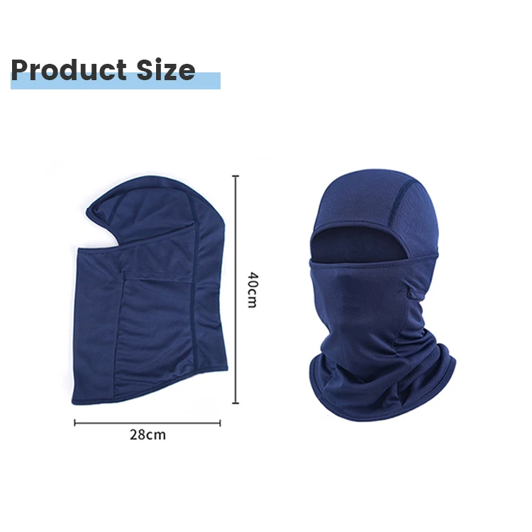 Factory Wholesale Sun UV Protection Balaclava Ski Mask Men Women Bike Motorcycle Helmet Liner Customize Balaclava Face Mask