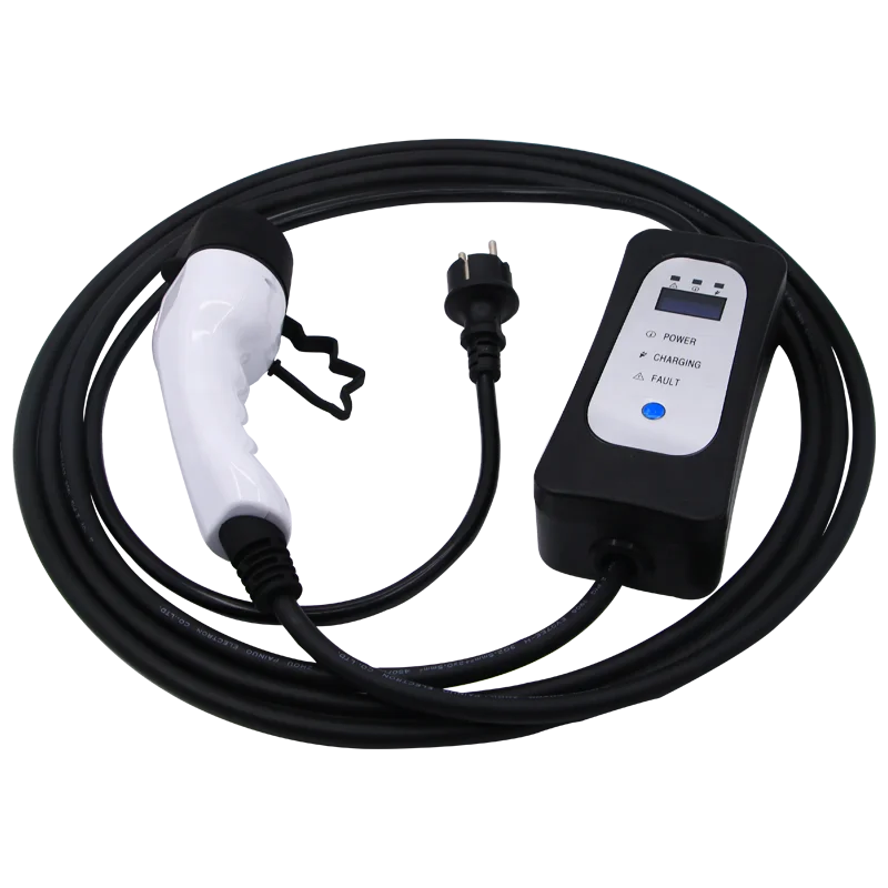 home ev charger  16A 3.6kw schuko plug Adjustable portable ev charging