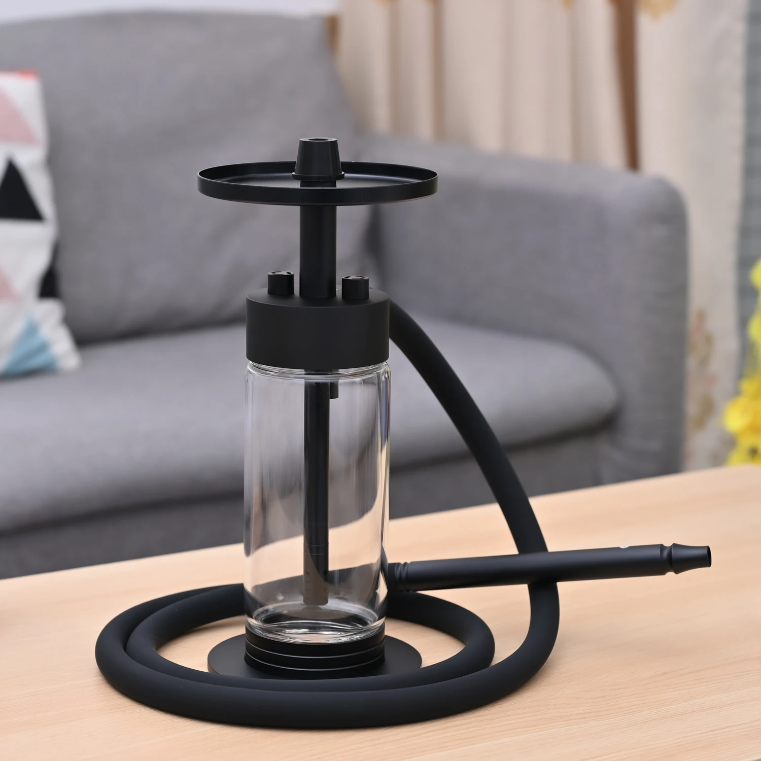 Wholesale Stainless Steel High Quality Glass Bottles Luxury Set Modern New Style Shisha Hookah