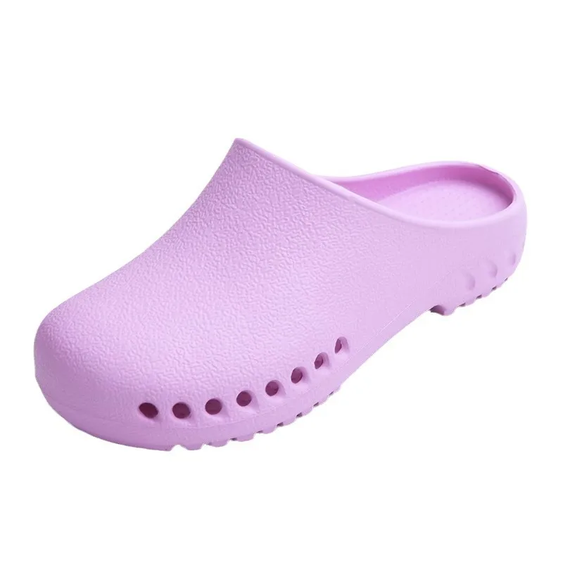 Nursing Comfort Hospital Nurse Chef Kitchen Shoes Women Men Shoes Kitchen Unisex Non-slip Black Leather Rubber Flat Shoes