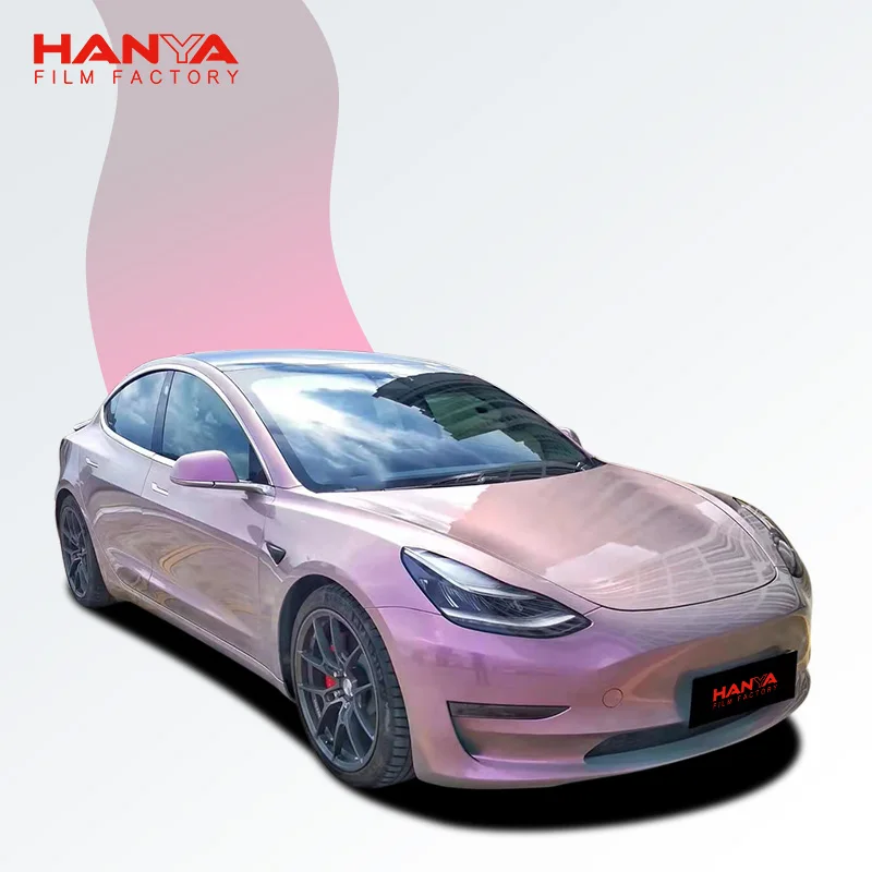 Factory Wholesale Candy  PET Phantom Vinyl  Car Wrapping Film Vinyl Car Wrap Sticker