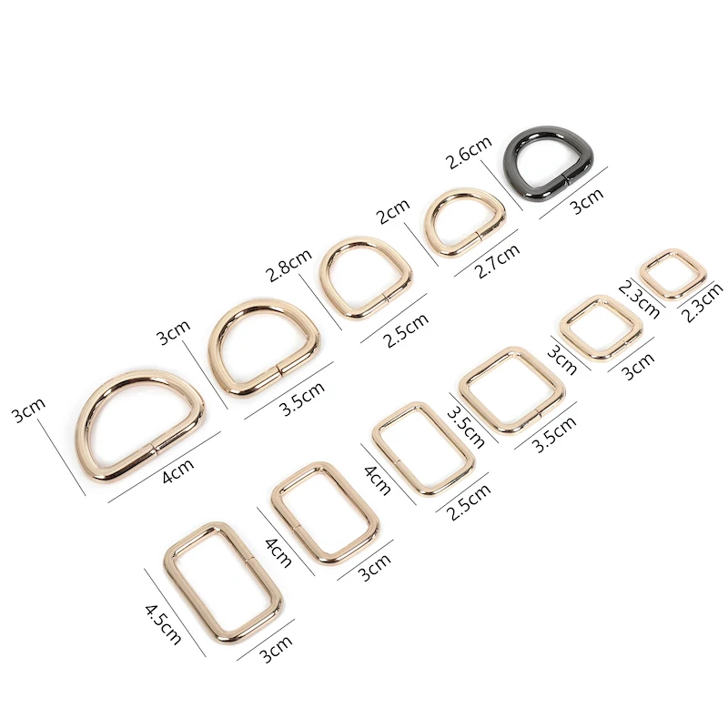 Wholesale Metal Stainless Steel O Ring D Ring Aluminium For Bag
