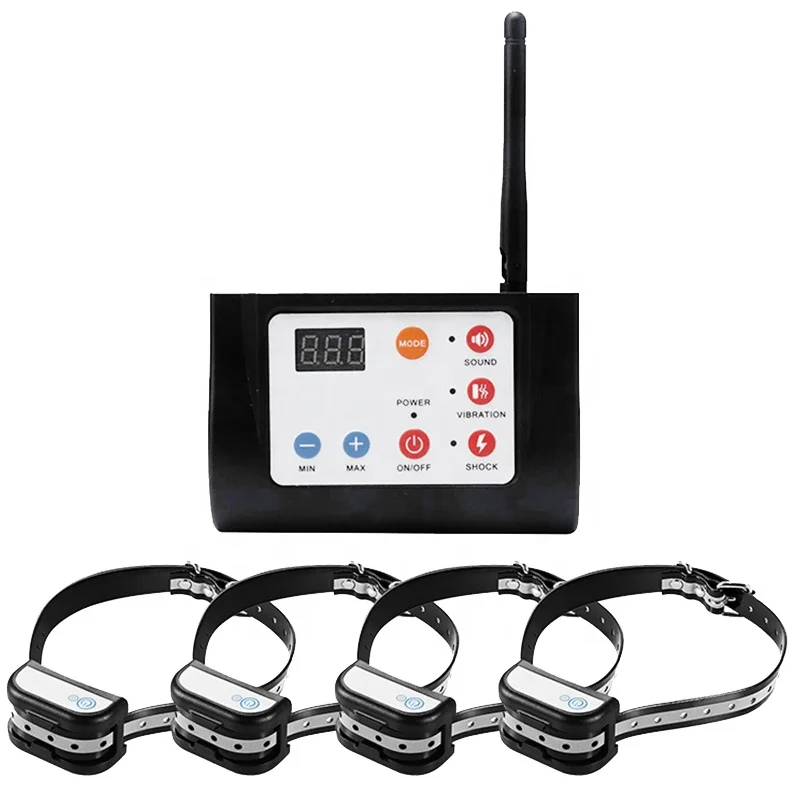 
Manufacturer Pet Dog Training Outdoor 2 in 1 Wireless Fence System Waterproof Dog Bark Collar High Quality with USB Rechargeable 